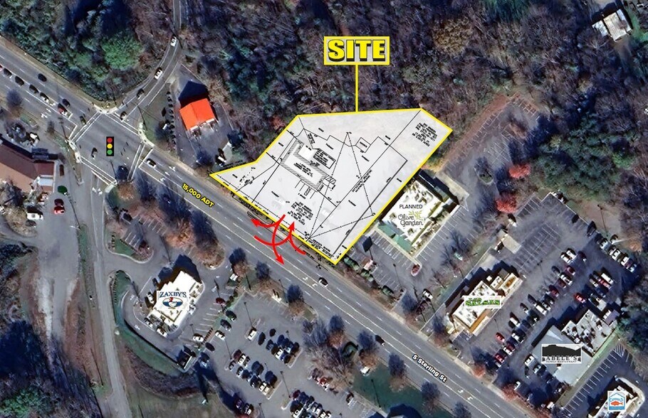 2107 S Sterling St, Morganton, NC à louer - Aérien – Image 3 sur 3