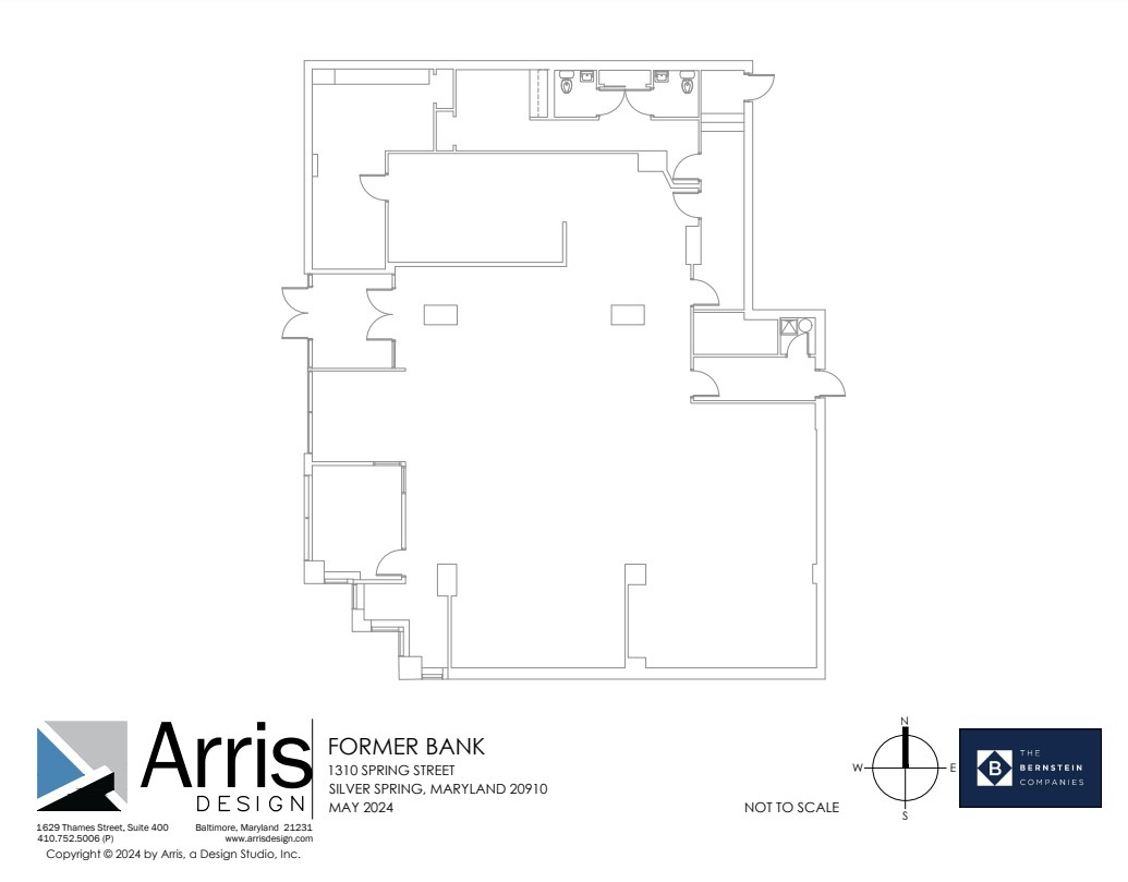 1300 Spring St, Silver Spring, MD à louer Plan d’étage– Image 1 sur 1