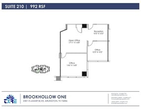 2301 E Lamar Blvd, Arlington, TX à louer Plan d’étage– Image 1 sur 1