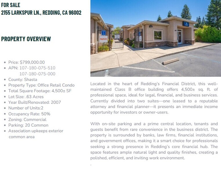 2155 Larkspur Ln, Redding, CA à vendre - Photo de l’immeuble – Image 2 sur 80