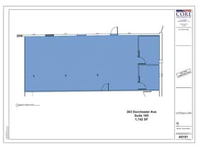 371 Dorchester Ave, South Boston, MA à louer Plan d’étage– Image 1 sur 1
