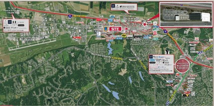 16889 Chesterfield Airport Rd, Chesterfield, MO - VUE AÉRIENNE  vue de carte