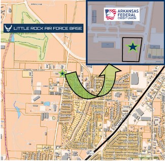 Plus de détails pour SW General Samuels & Marshall Rd, Jacksonville, AR - Terrain à vendre