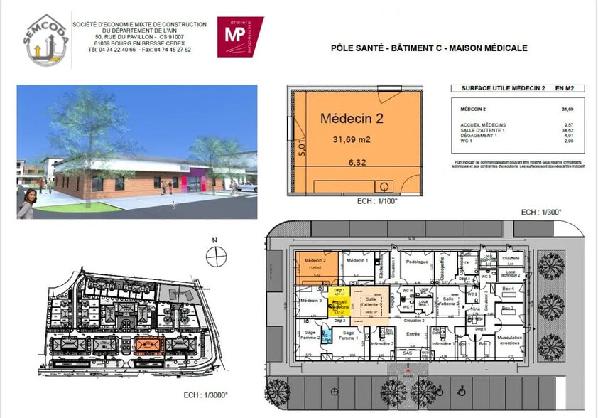 5 Rue Kerkeni, Arbent à louer - Plan d’étage – Image 2 sur 5