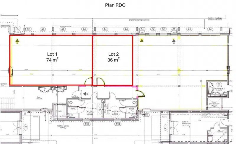 Bureau dans Saint-Michel-sur-Orge à louer Plan d’étage– Image 1 sur 4
