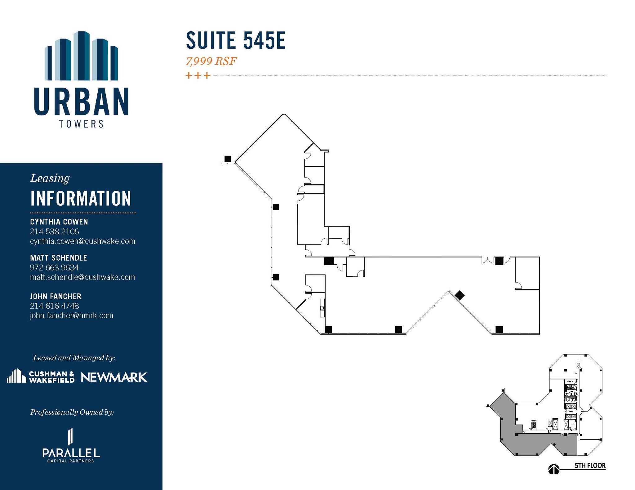 222 W Las Colinas Blvd, Irving, TX à louer Plan d’étage– Image 1 sur 2