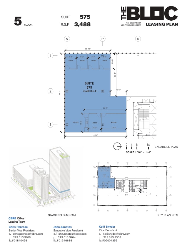 700 S Flower St, Los Angeles, CA à louer Plan d’étage– Image 1 sur 1