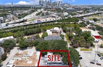 4900-4912 Travis St, Houston, TX - Vue aérienne vue de carte - Image1