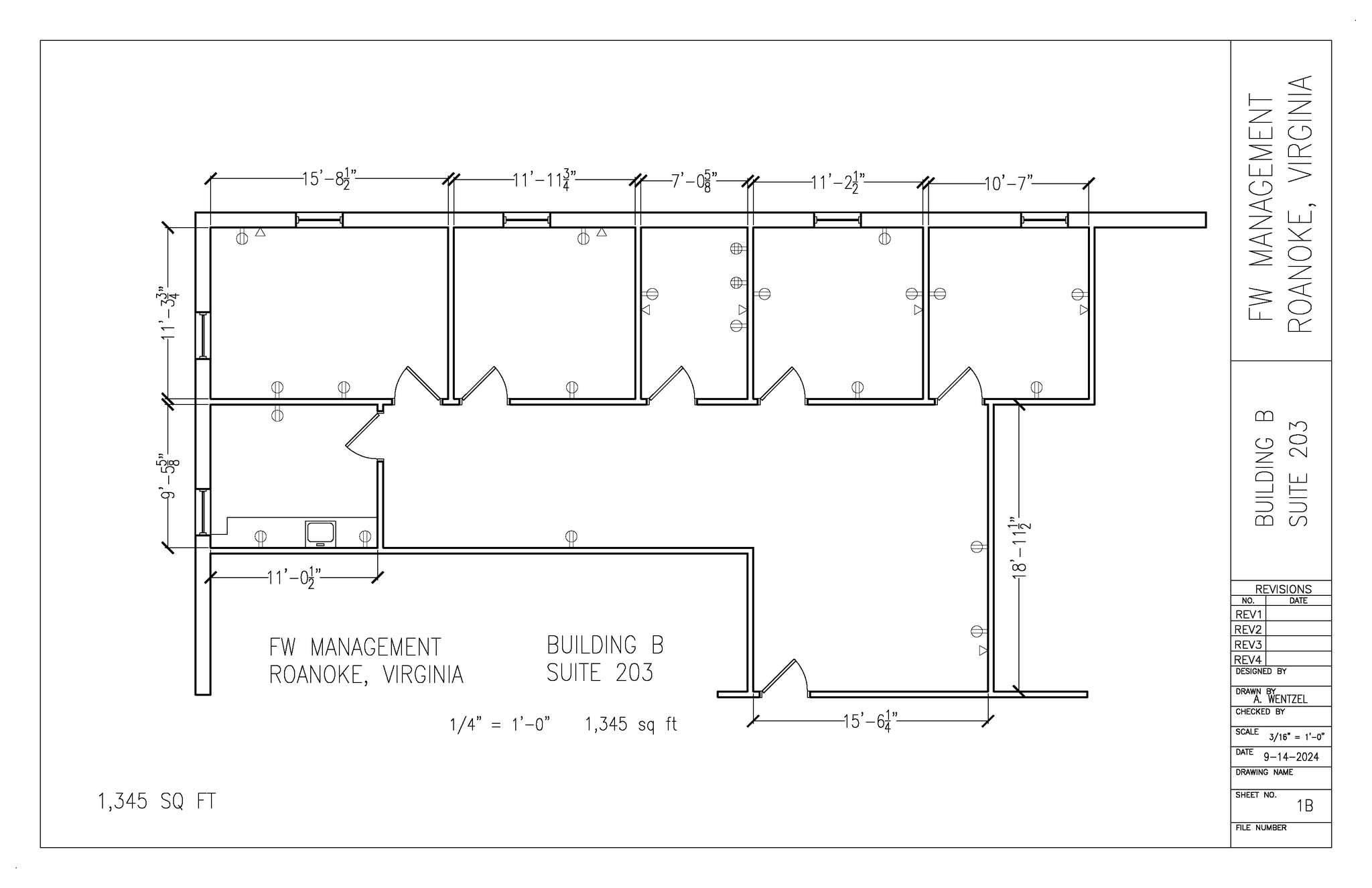 3130 Chaparral Dr, Roanoke, VA à louer Plan d’étage– Image 1 sur 1