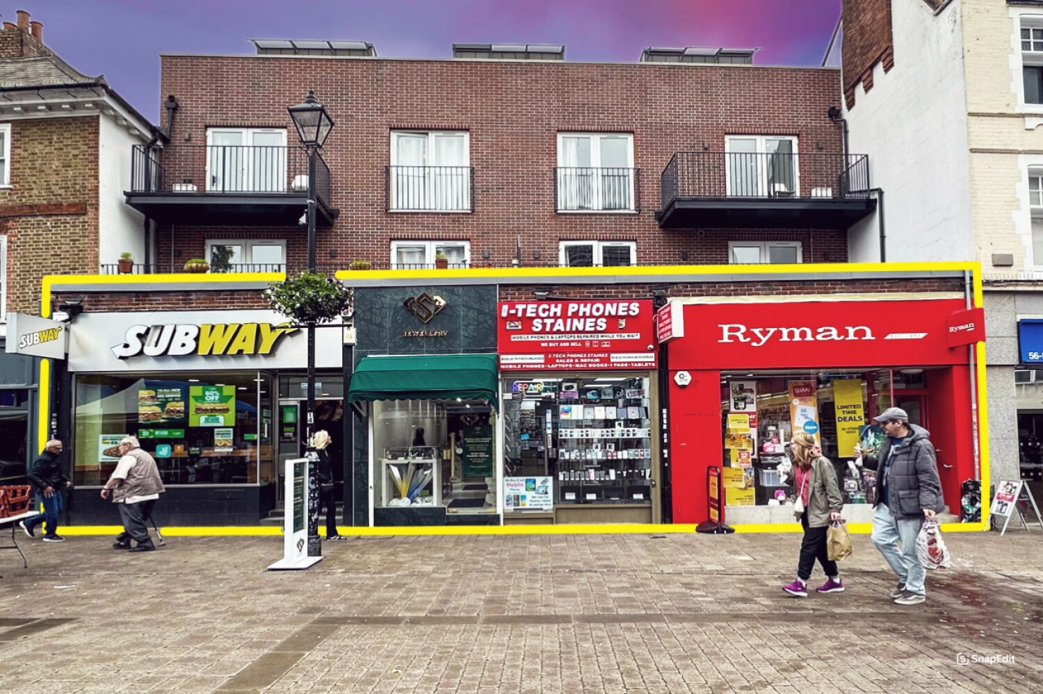 50,52,54 High Street, Staines portefeuille de 2 biens à vendre sur LoopNet.fr Photo de l’immeuble– Image 1 sur 13