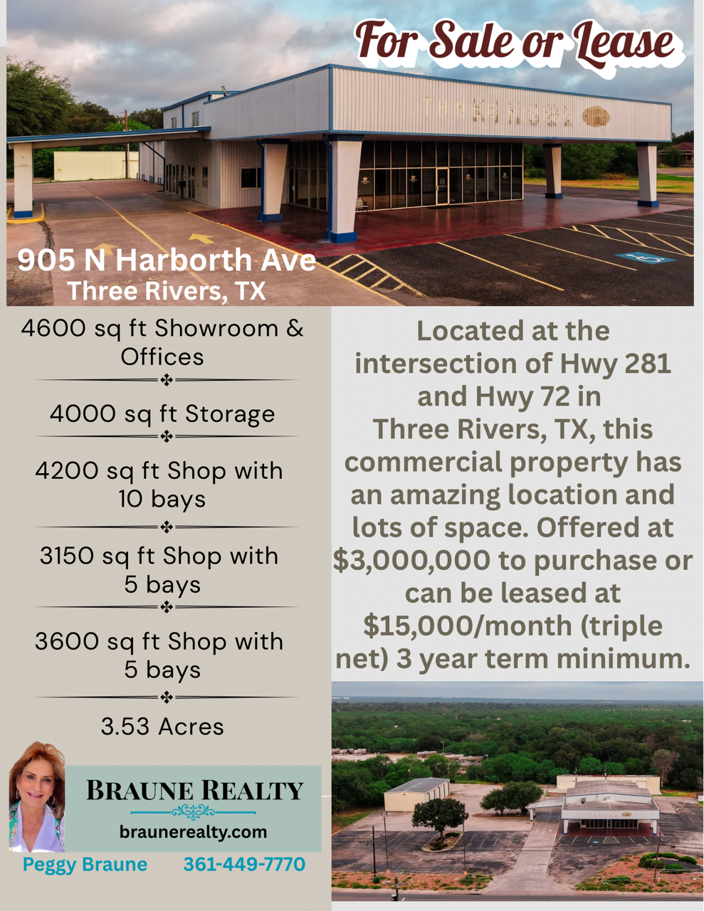 905 N Harborth Ave, Three Rivers, TX à vendre Photo principale– Image 1 sur 34