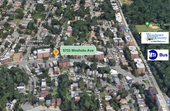 5731 Mosholu Ave, Bronx, NY - VUE AÉRIENNE  vue de carte