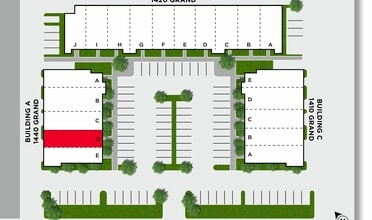 1410 Grand Ave, San Marcos, CA à louer Plan de site– Image 2 sur 2