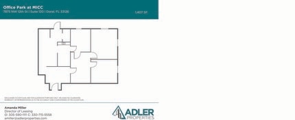1200 NW 78th Ave, Doral, FL à louer Plan d’étage– Image 1 sur 1