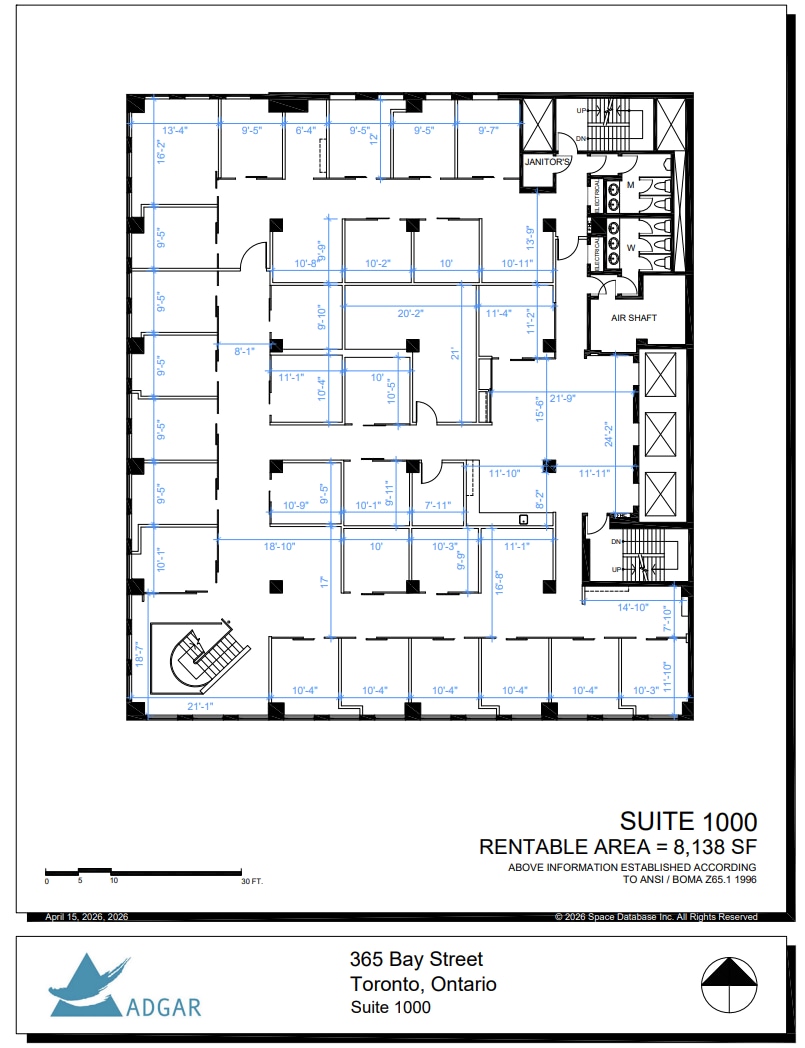 365 Bay St, Toronto, ON à louer Plan d’étage– Image 1 sur 1
