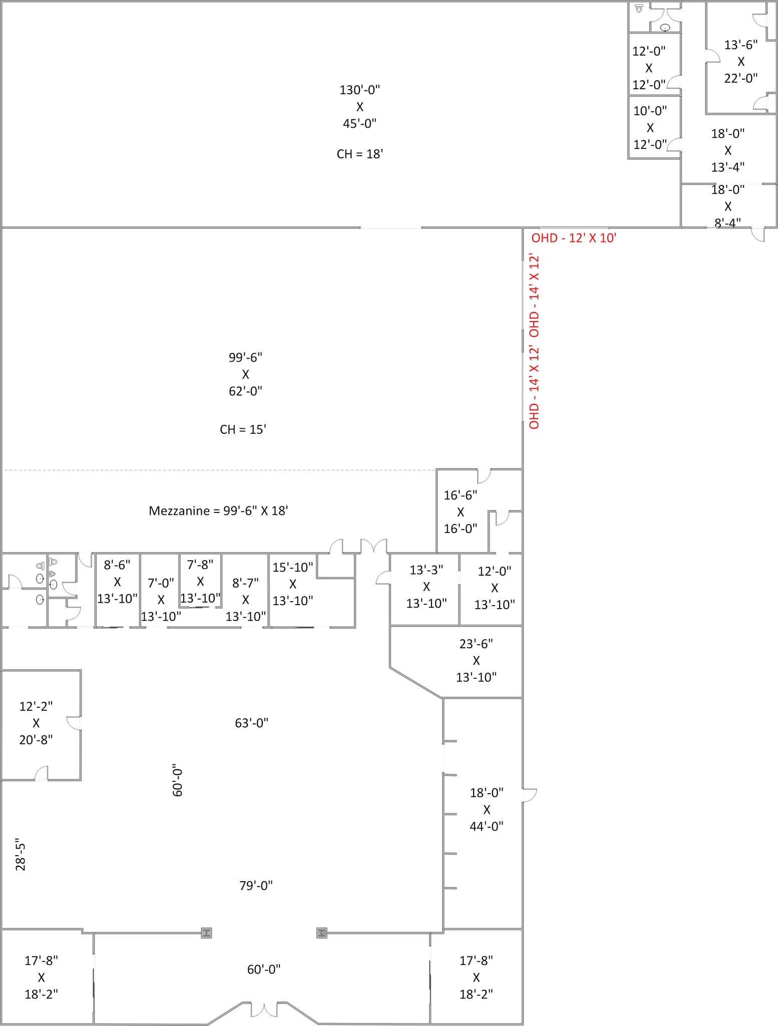 520 N Loop 288, Denton, TX à louer Plan d’étage– Image 1 sur 1