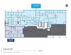 1610 Des Peres Rd, Des Peres, MO à louer Plan d’étage– Image 1 sur 1