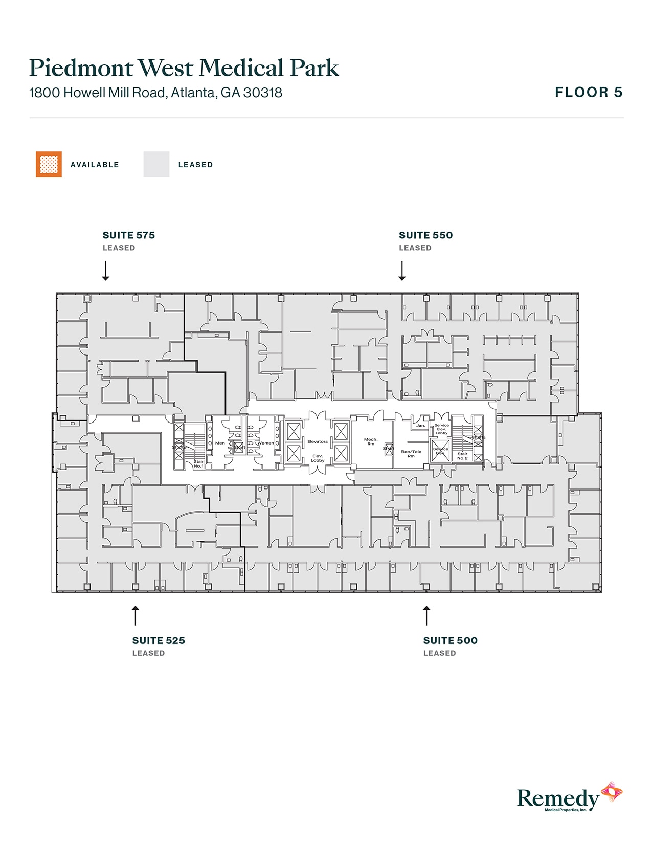 1800 Howell Mill Rd, Atlanta, GA à louer Plan d’étage– Image 1 sur 1