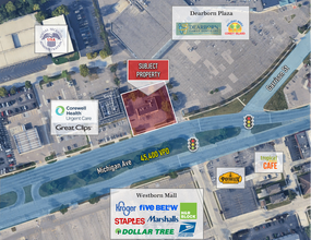 23050 Michigan Ave, Dearborn, MI - Vue aérienne  vue de carte - Image1