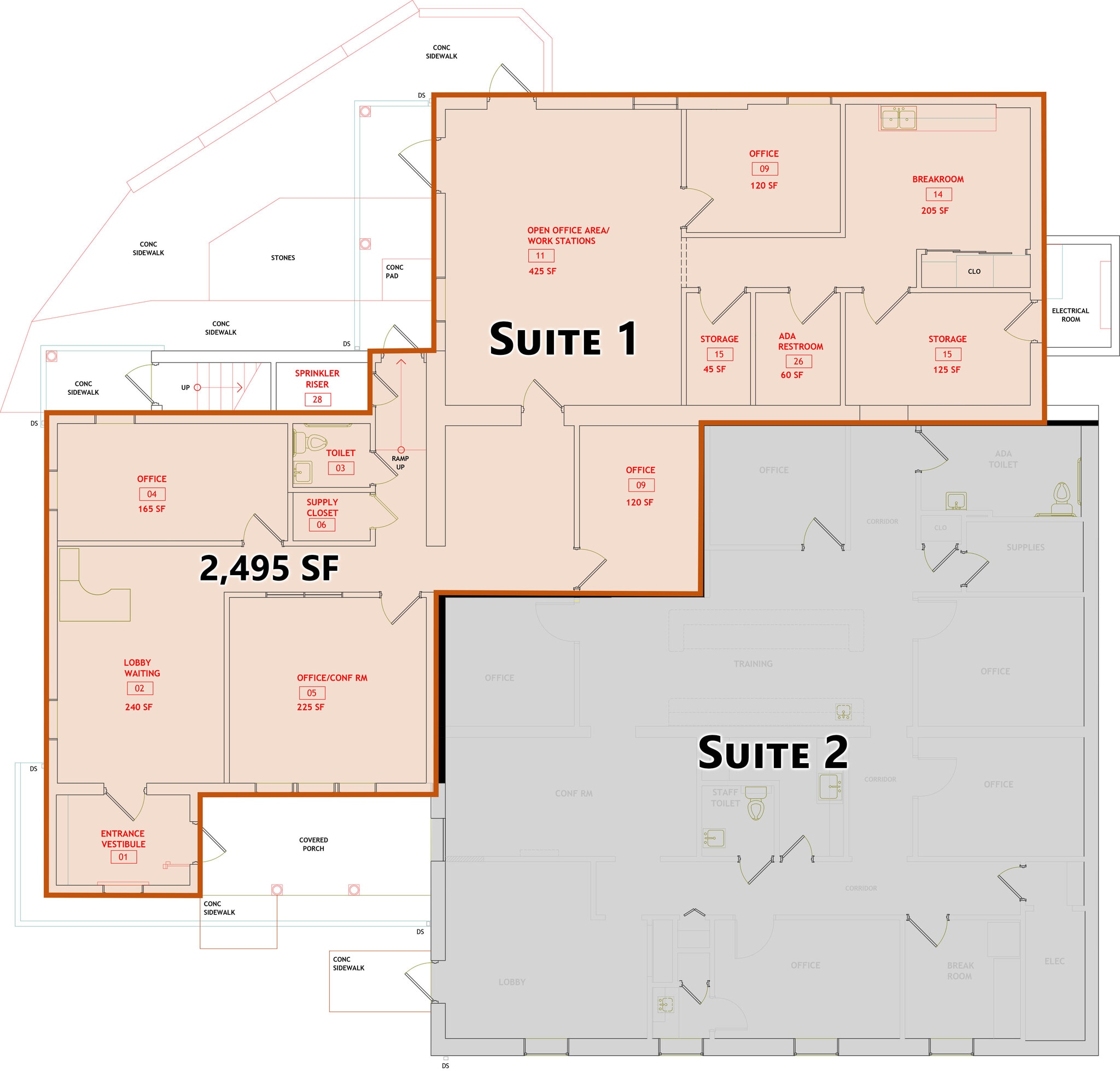 1399 S Queen St, York, PA à louer Plan d’étage– Image 1 sur 7