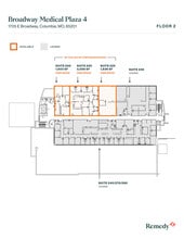 1705 E Broadway, Columbia, MO à louer Plan d’étage– Image 1 sur 2