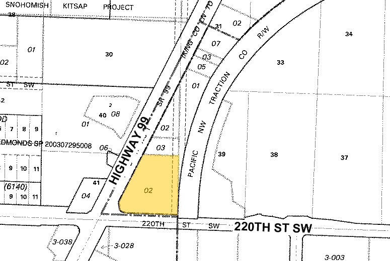 21917 Highway 99, Mountlake Terrace, WA à louer - Plan cadastral – Image 2 sur 2