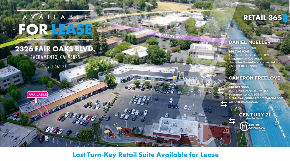 2326 Fair Oaks Blvd, Sacramento, CA à louer - Photo principale – Image 1 sur 13