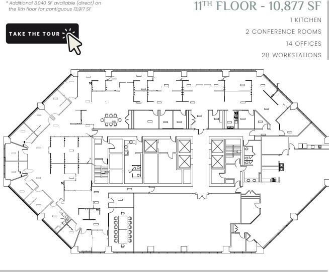 885 W Georgia St, Vancouver, BC à louer Plan d’étage– Image 1 sur 1