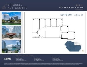 501 Brickell Key Dr, Miami, FL à louer Plan de site– Image 1 sur 1
