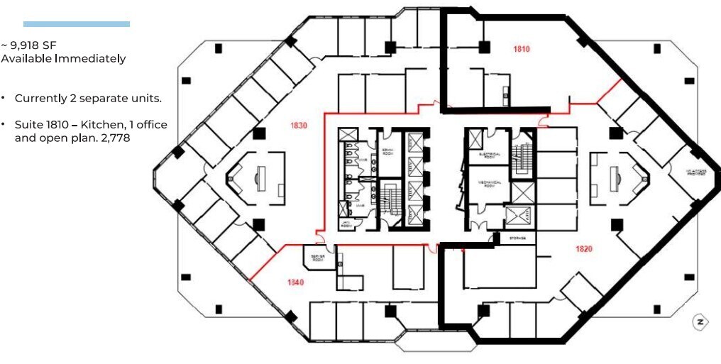 250 2nd St SW, Calgary, AB à louer Plan d’étage– Image 1 sur 1