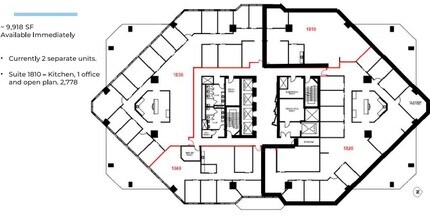 250 2nd St SW, Calgary, AB à louer Plan d’étage– Image 1 sur 1