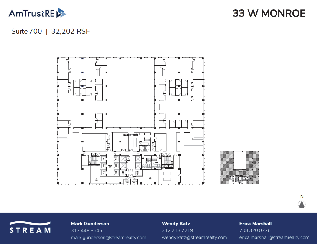 33 W Monroe St, Chicago, IL à louer Plan d’étage– Image 1 sur 1