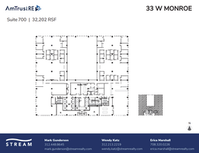 33 W Monroe St, Chicago, IL à louer Plan d’étage– Image 1 sur 1