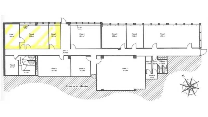 Bureau dans Le Havre à louer - Plan d’étage – Image 2 sur 2