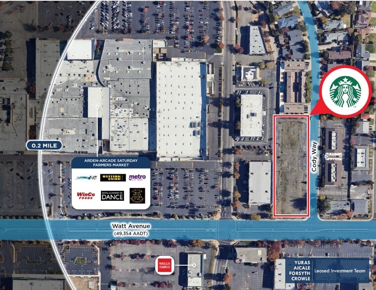 2222 Watt Ave, Sacramento, CA à vendre - Aérien – Image 2 sur 6