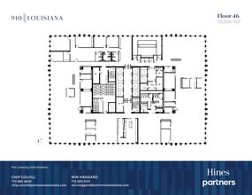 910 Louisiana St, Houston, TX à louer Plan d’étage– Image 1 sur 1