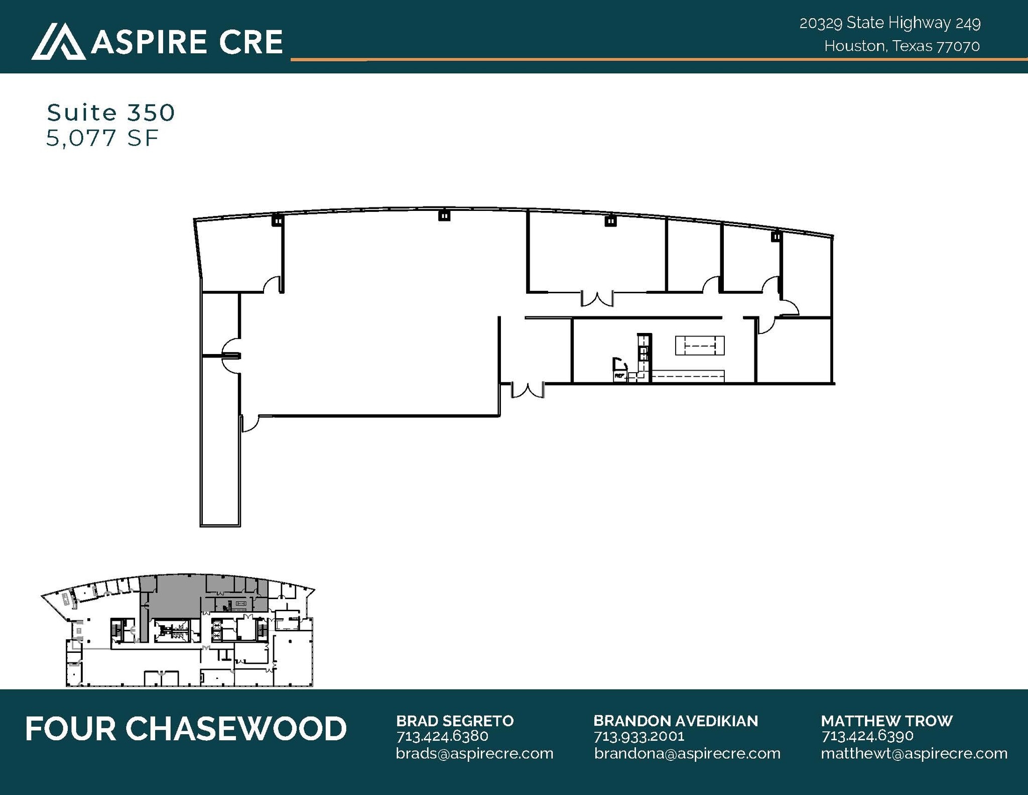20333 State Highway 249, Houston, TX à louer Plan d’étage– Image 1 sur 1