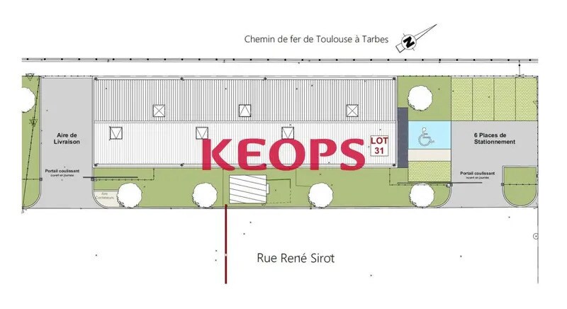 Bureau dans Toulouse à vendre - Plan d’étage – Image 3 sur 4