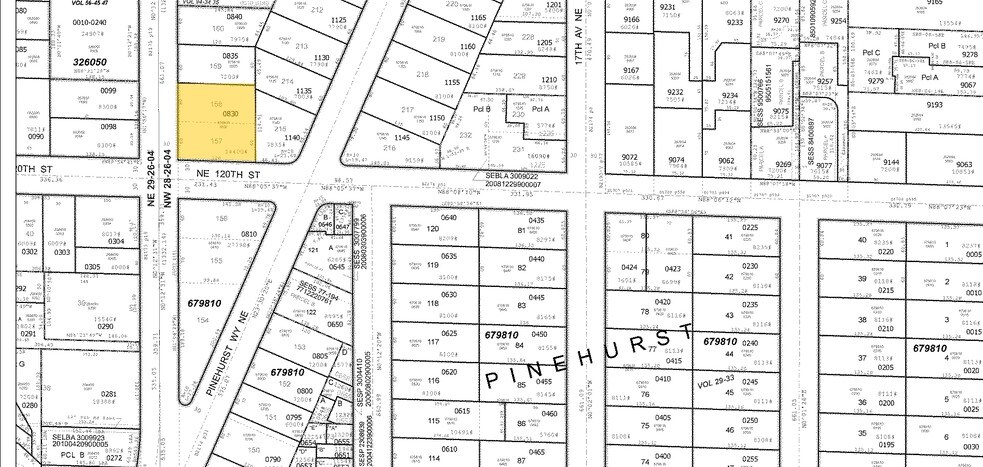 12000 15th Ave NE, Seattle, WA à vendre - Plan cadastral – Image 2 sur 4