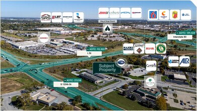 11910 M St, Omaha, NE - VUE AÉRIENNE vue de carte - Image1