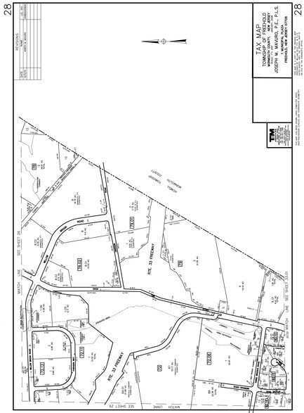 183 Three Brooks Rd, Freehold, NJ à louer - Plan cadastral – Image 2 sur 9