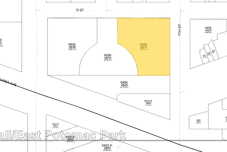 701 Pennsylvania Ave NW, Washington, DC à louer - Plan cadastral – Image 2 sur 24