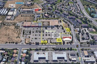 15540-15550 E 6th Ave, Aurora, CO - Vue aérienne vue de carte
