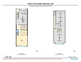 15612 116 Av NW, Edmonton, AB à louer Plan de site– Image 1 sur 9