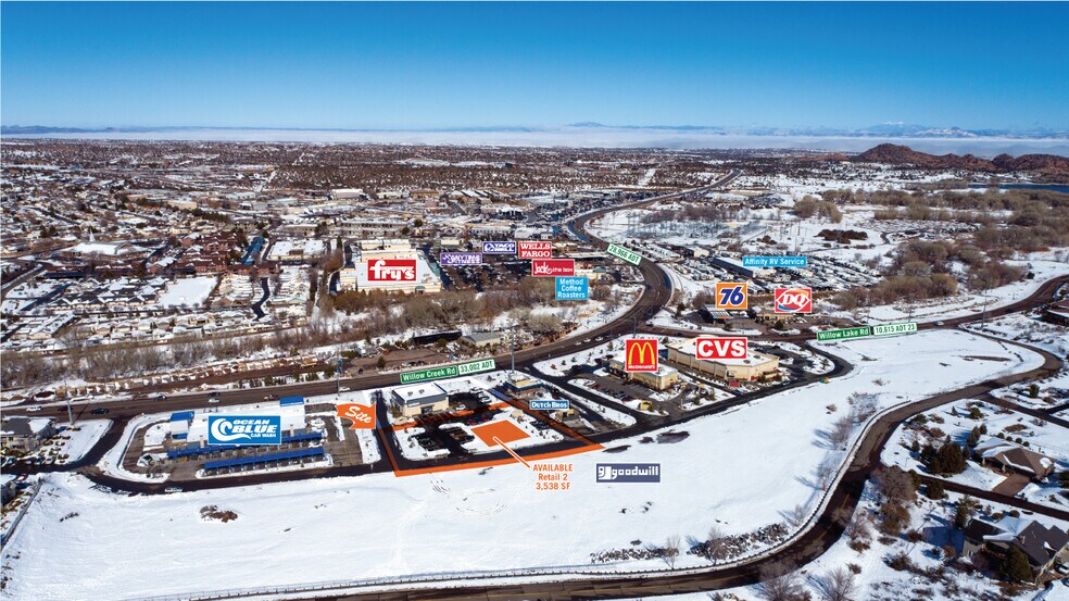 Willow Creek Rd & Willow Lane Rd, Prescott, AZ à louer - Aérien – Image 3 sur 6