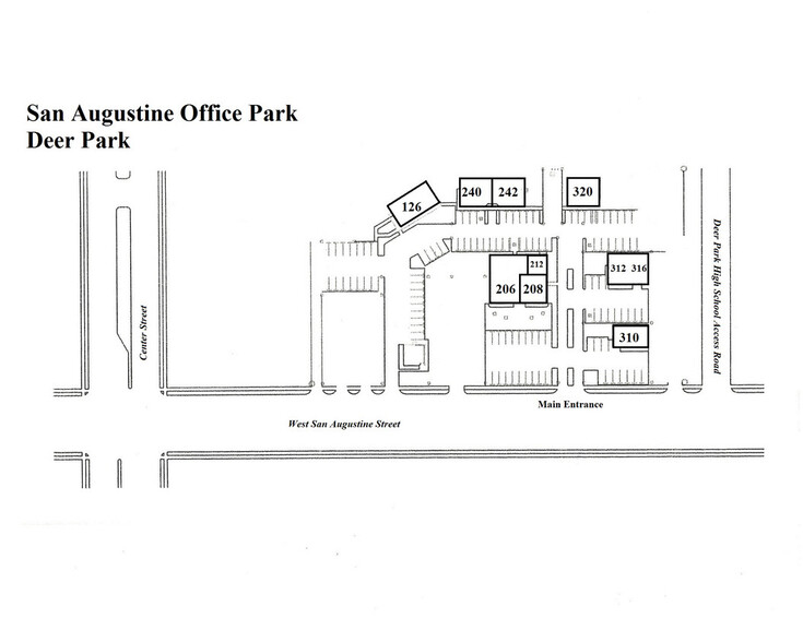 310 W San Augustine St, Deer Park, TX à louer - Plan de site – Image 2 sur 3