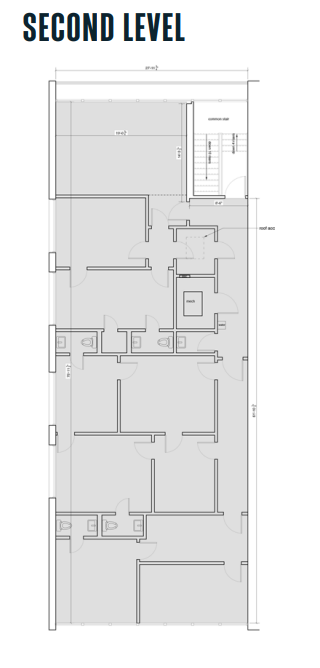 126 E Hargett St, Raleigh, NC à louer Plan d’étage– Image 1 sur 3