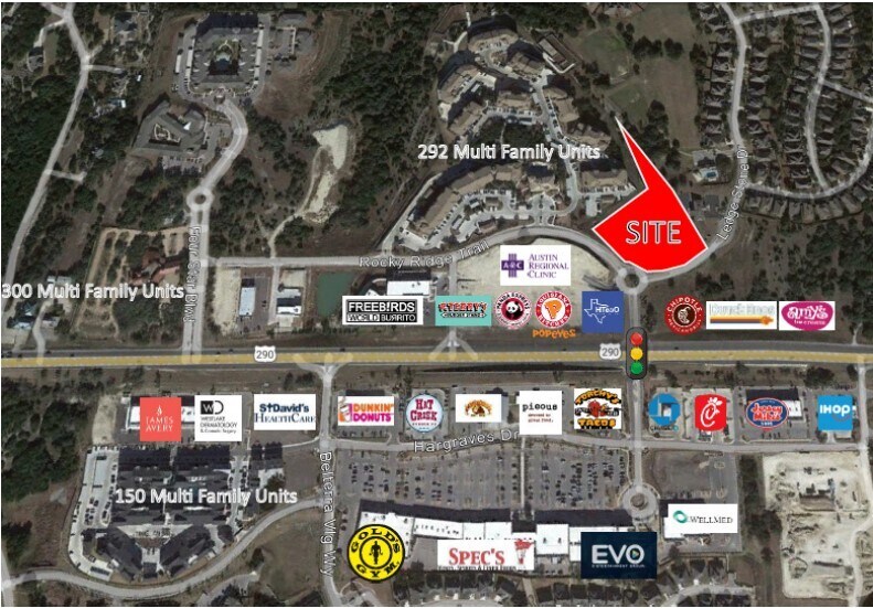 Rocky Ridge Trail and Ledgestone Drive, Austin, TX à louer - Aérien – Image 3 sur 3