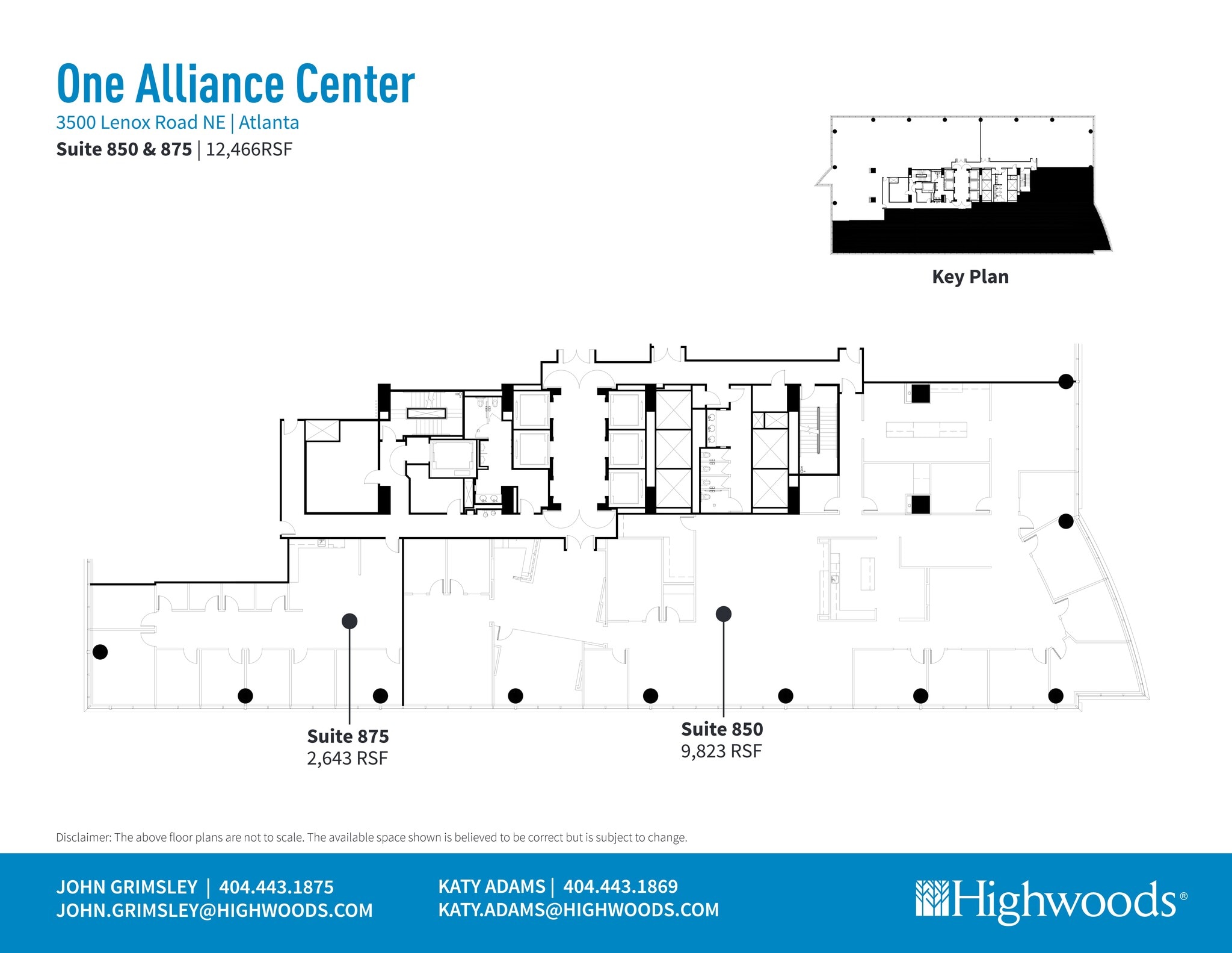 3500 Lenox Rd NE, Atlanta, GA à louer Plan de site– Image 1 sur 1