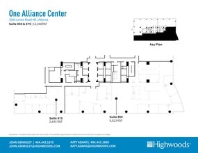 3500 Lenox Rd NE, Atlanta, GA à louer Plan de site– Image 1 sur 1